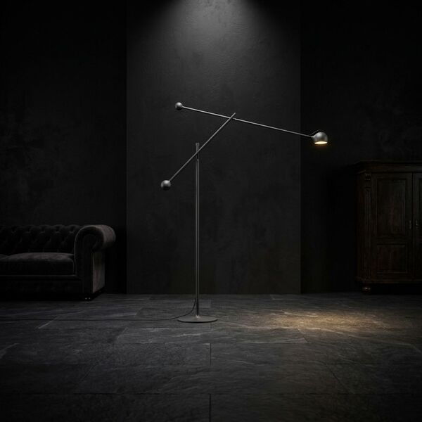 Artemide Ixa Floor Lamp 3D model — styled interior scene