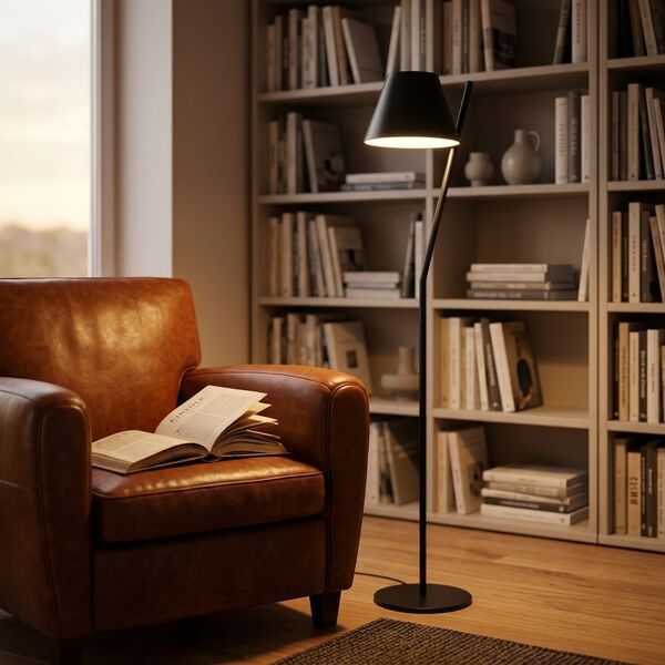 Artemide La Petite Floor Lamp 3D model — styled interior scene