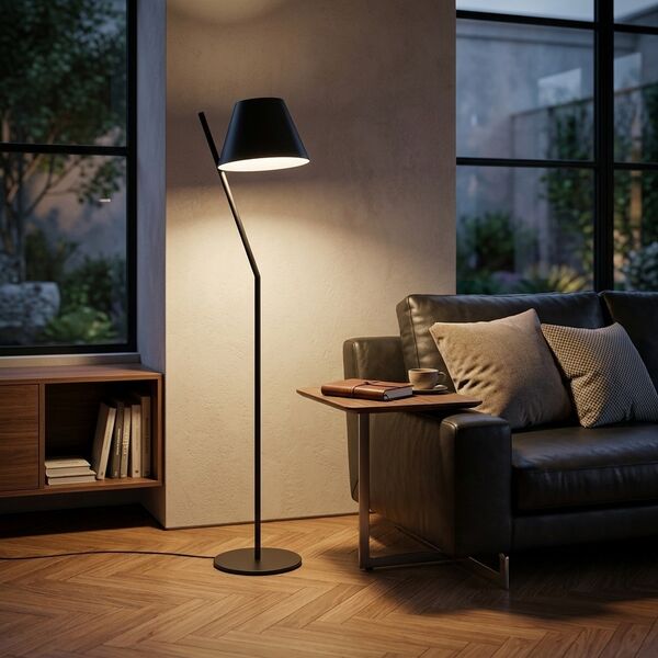 Artemide La Petite Floor Lamp 3D model — styled interior scene