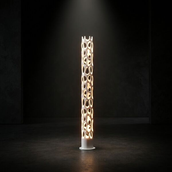 New Natural Floor Lamp 3D Model