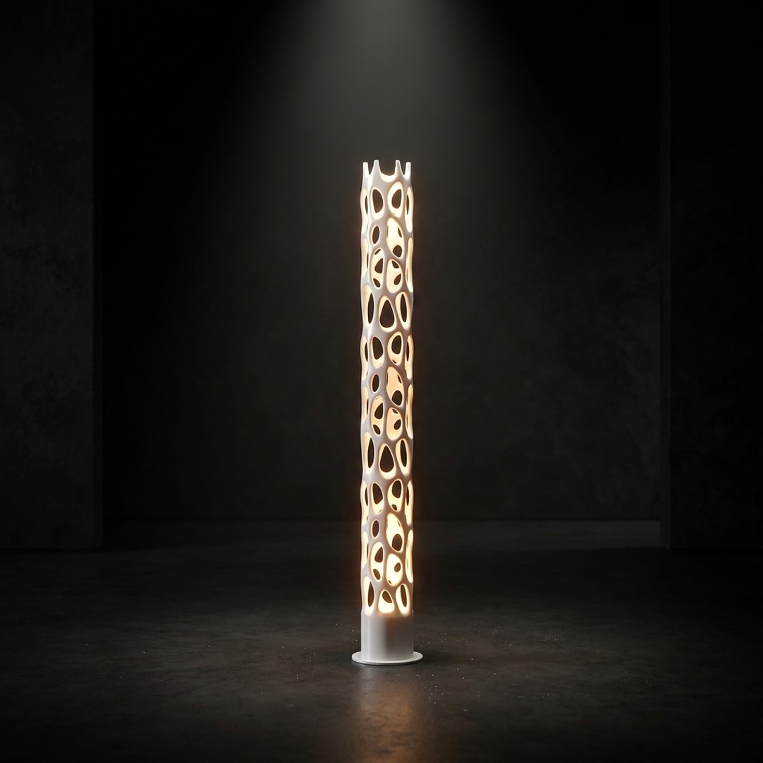 New Natural Floor Lamp 3D Model