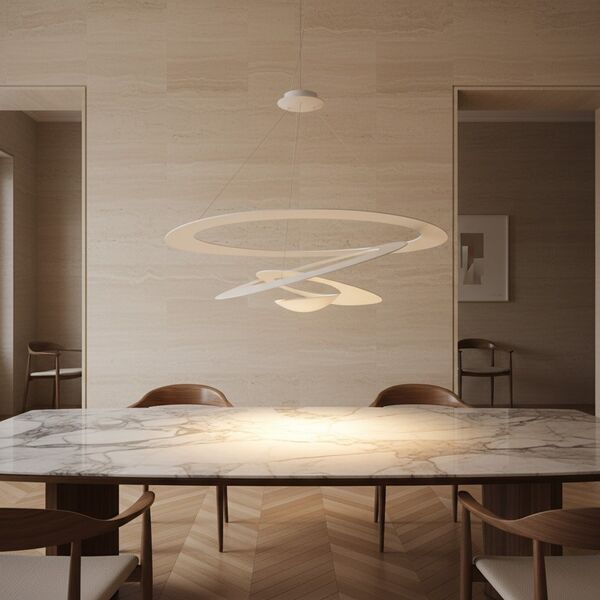 Artemide Pirce Suspension Lamp 3D model — styled interior scene