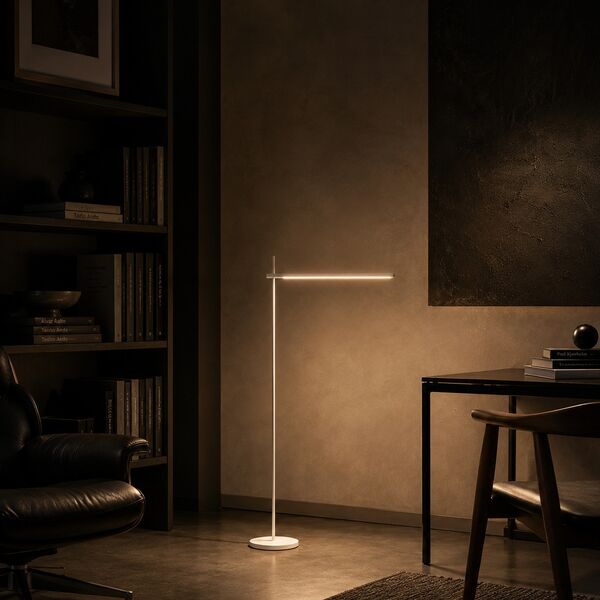 Artemide Talak Floor Lamp 3D model — styled interior scene