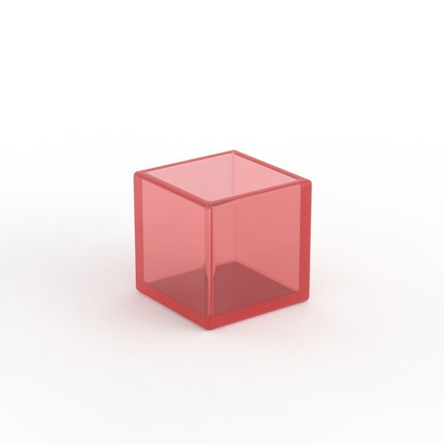 Glass Red Jar 01 3D Model
