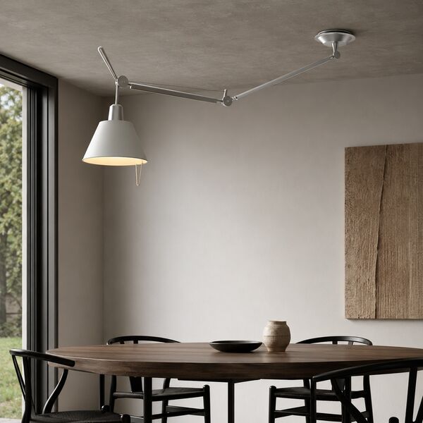 Artemide Tolomeo Suspension Lamp Decentered 3D model — styled interior scene