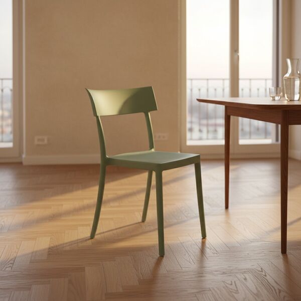 Kartell Catwalk Chair 3D model — styled interior scene