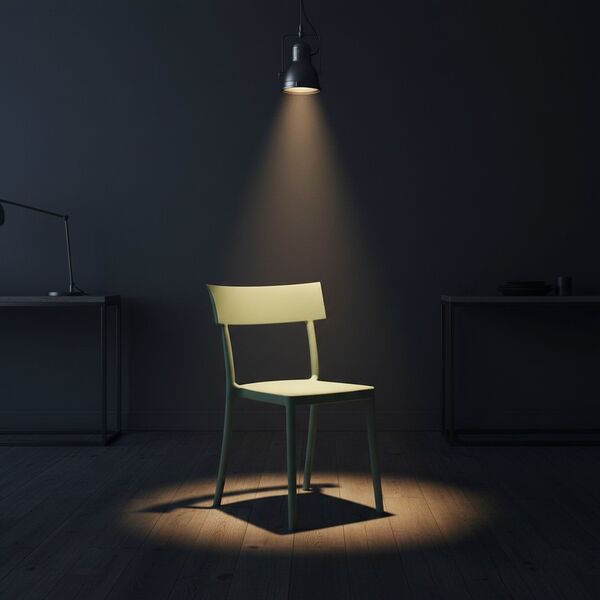 Kartell Catwalk Chair 3D model — styled interior scene