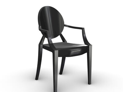 Kartell Louis Ghost Chair RhinoRender