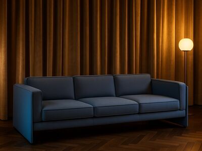 Cassina 405 Duc Sofa 3D Model Boutique Hotel Suite Interior