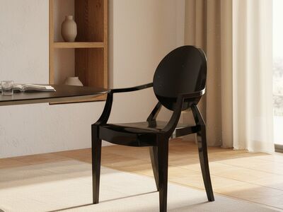 Kartell Louis Ghost Chair 3d Model Editorial Interior 2