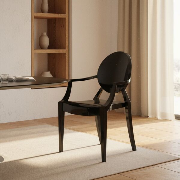 Kartell Louis Ghost Chair 3D model — styled interior scene