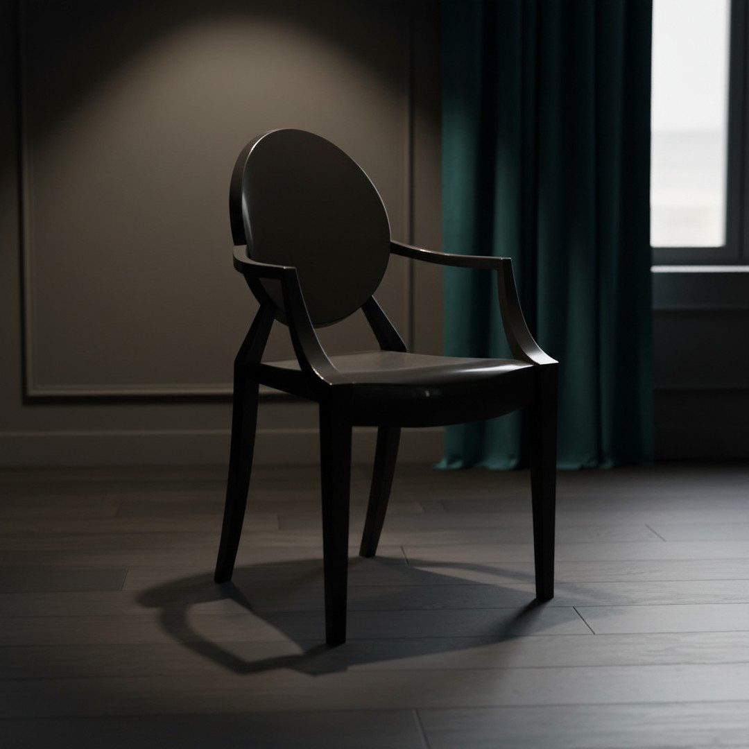 Louis Ghost Chair 3D Model