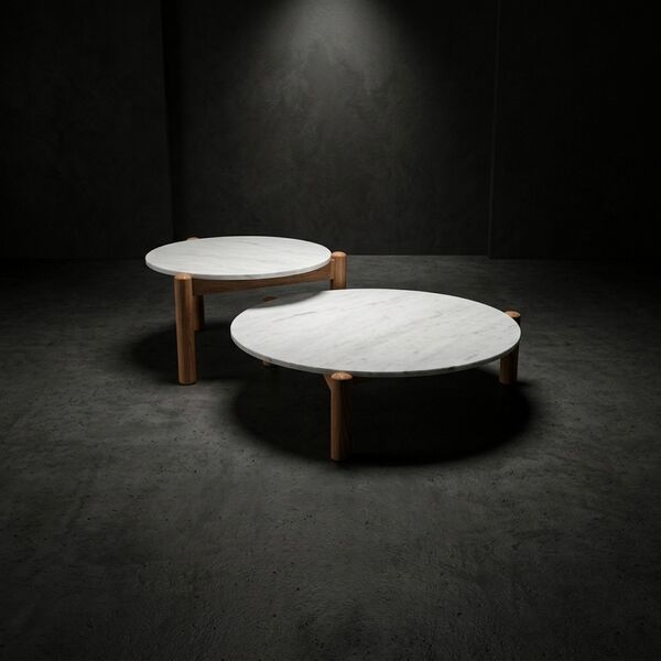 Cassina Table a Plateau Interchangeable 3D model — studio render