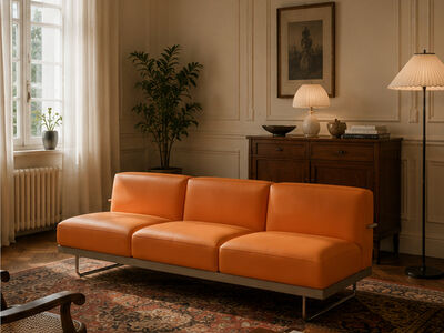 Cassina Canape appartement Le Corbusier sofa — dark luxury interior lifestyle 3D model