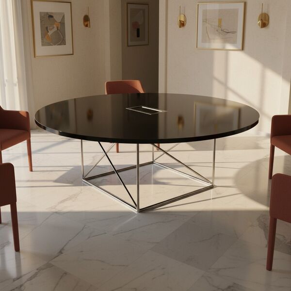 Cassina 015 LC15 Table 3D model — styled interior scene