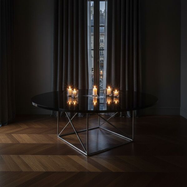 Cassina 015 LC15 Table 3D model — styled interior scene