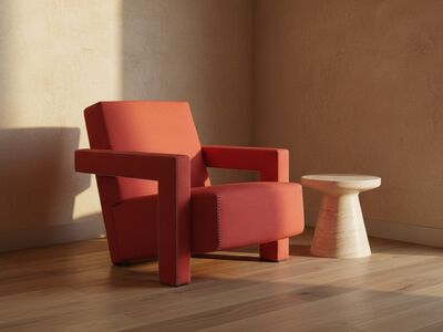 Cassina 637 Utrecht Armchair — Italian editorial interior lifestyle 3D model