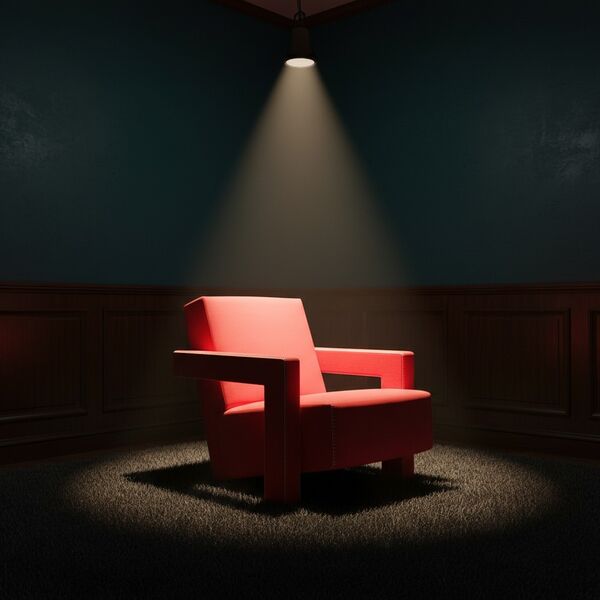 Cassina 637 Utrecht Armchair 3D model — styled interior scene