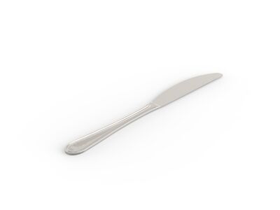 Serving Steel Knife 01 3D Model