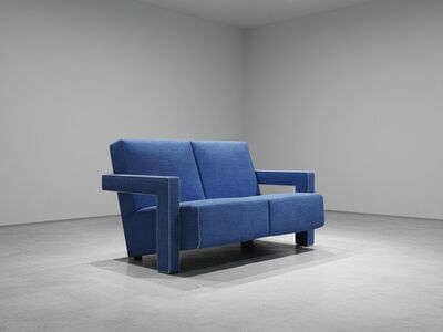 Cassina 637 Utrecht Sofa 2 Seats 3D Model Design Showroom Interior