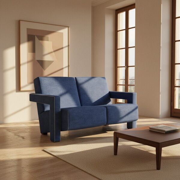 Cassina 637 Utrecht Sofa 2 Seats 3D model — styled interior scene