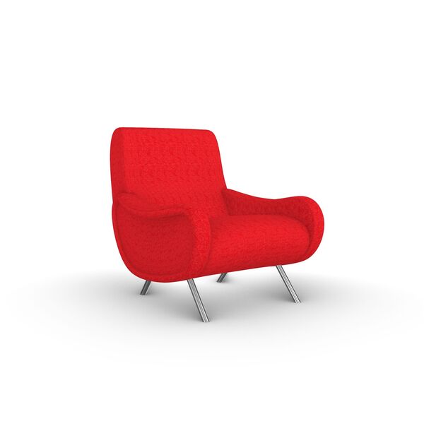 Cassina 720 Lady Armchair 3D model — studio render