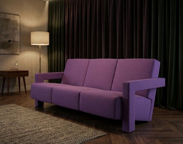 637 Utrecht Sofa 3 Seats 3D Model
