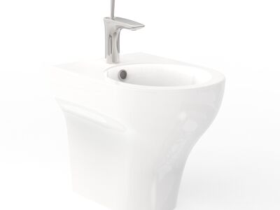 Clear Bidet Shiny white