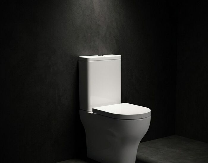 Clear Pan WC CC 3D Model