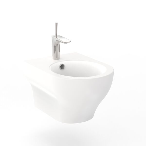Olympia Ceramica Olympia Ceramic Clear Wall Hung Bidet 3D model — studio render