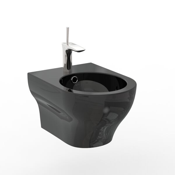 Olympia Ceramica Olympia Ceramic Clear Wall Hung Bidet 3D model — studio render