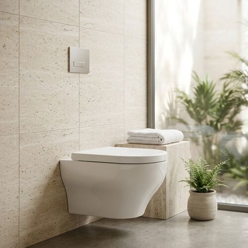 Olympia Ceramic Clear Wall Hung WC 3D Model