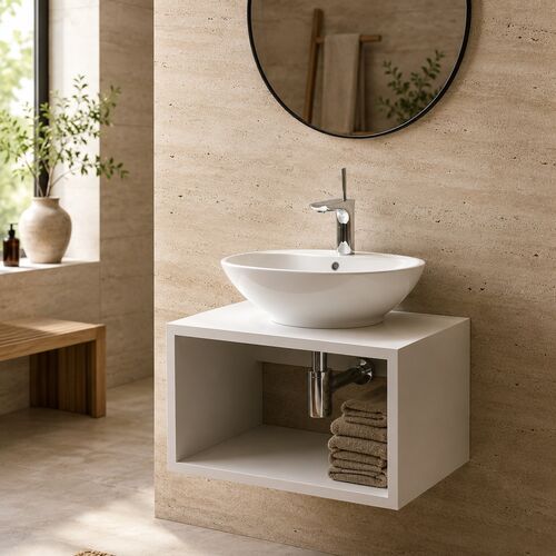 Olympia Ceramic Clear WashBasin 01 3D Model