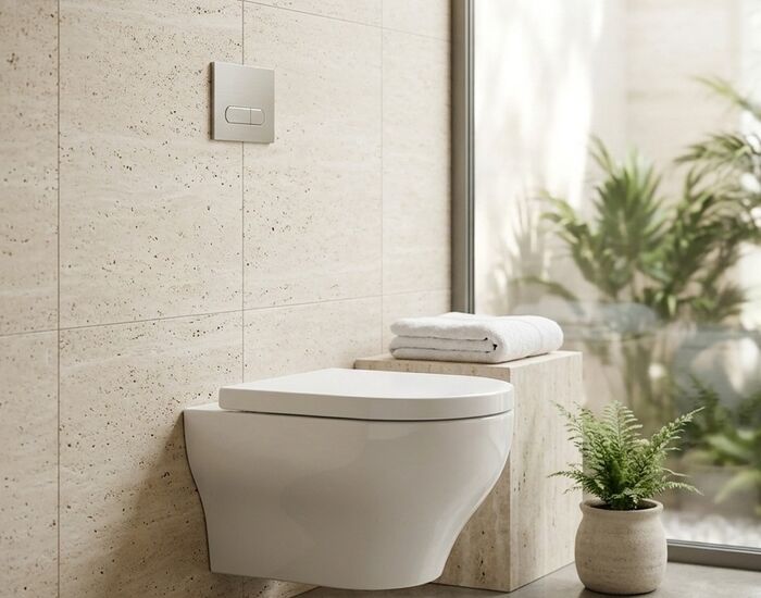 Olympia Ceramic Clear Wall Hung WC 3D Model