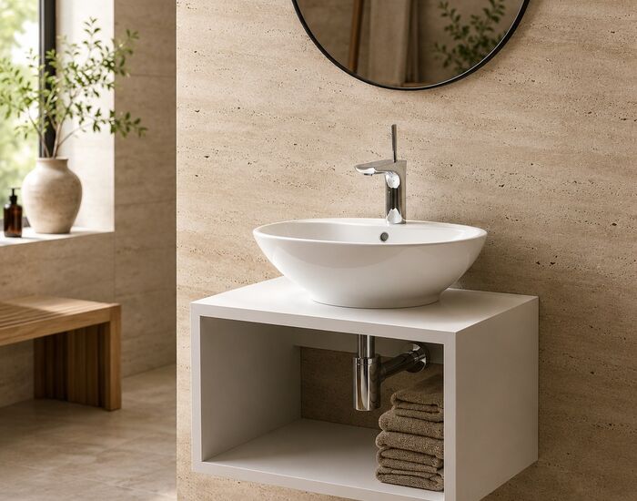 Olympia Ceramic Clear WashBasin 01 3D Model