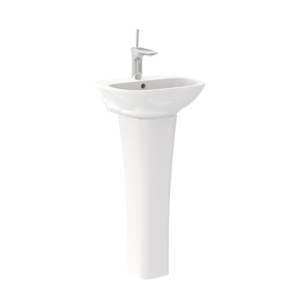 Clear WahsBasin 45 Pedestal