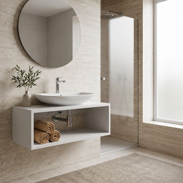Olympia Ceramica Clear WashBasin 03 3D model — studio render
