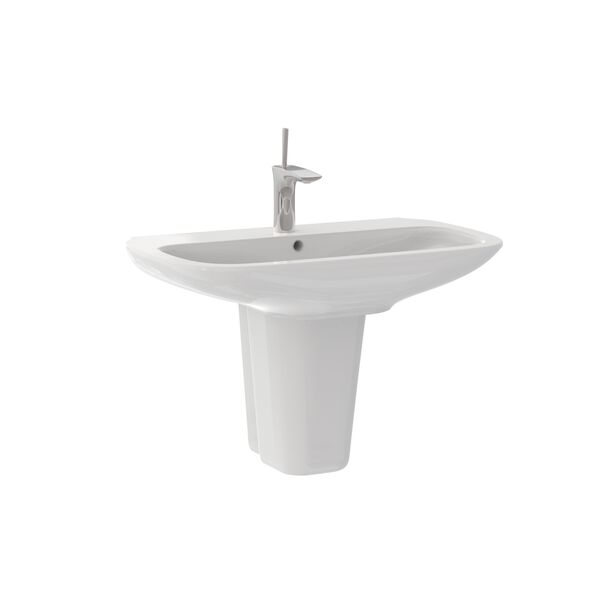 Clear WahsBasin 75-45-14 Wall Hung Pedestal