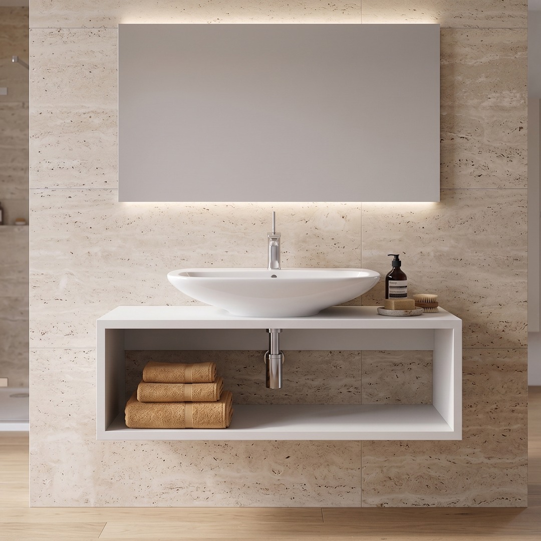 Clear WashBasin + set 04 3D Model
