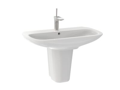 Clear WahsBasin 75-45-14 Wall Hung Pedestal 2
