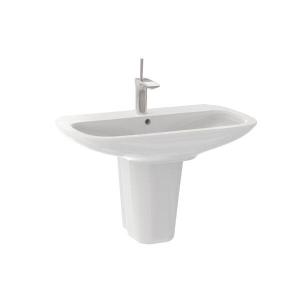 Clear WahsBasin 75-45-14 Wall Hung Pedestal 2