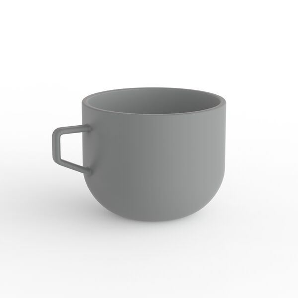 Ceramic Gray Mug 01 3D Model