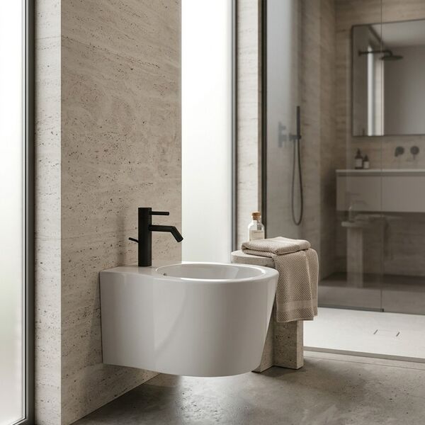 Olympia Ceramica Formosa 2.0 Wall Hung Bidet 3D model — styled interior scene