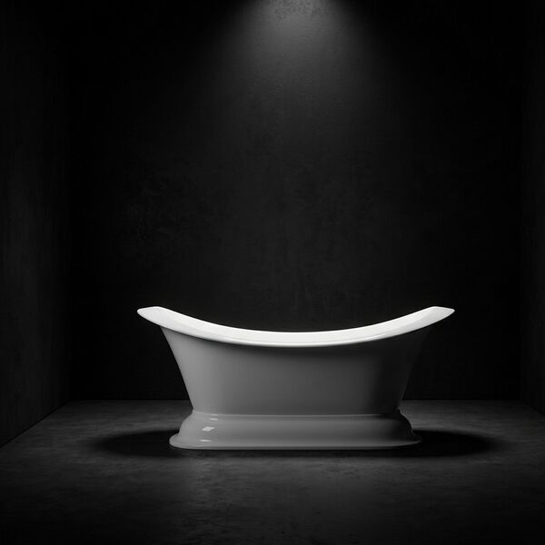 Olympia Ceramica Formosa 2.0 Bathtub + base 3D model — styled interior scene