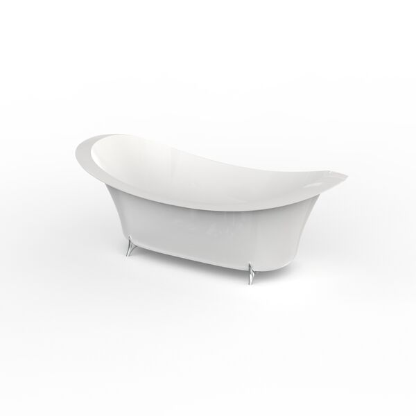 Formosa 2.0 Bathtub + feet d185 86 67 Shiny White