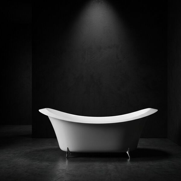 Olympia Ceramica Formosa 2.0 Bathtub + feet 3D model — styled interior scene