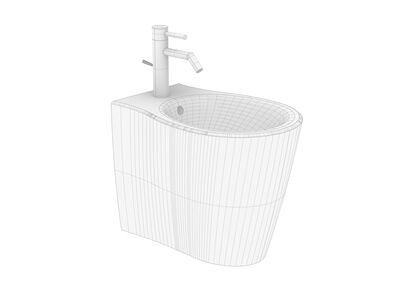 Olympia Formosa2.0 Bidet d54 37 42 Rhino3DMShaded