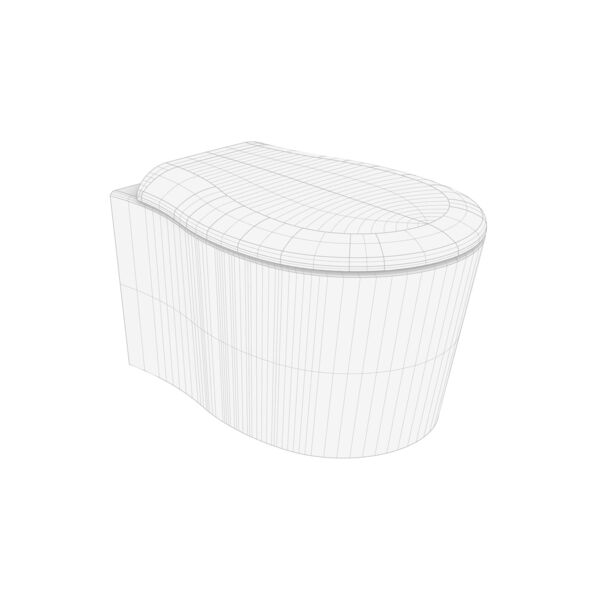 Olympia Formosa2.0 WH WC d54 37 29 Rhino3DMShaded