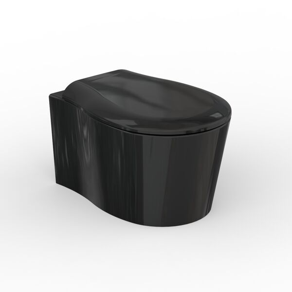 Formosa 2.0 Wall Hung WC d54 37 29 Shiny Black