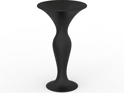 Formosa 2.0 Washbasin rounded + Pedestal dÃ˜50 70 Matt Black